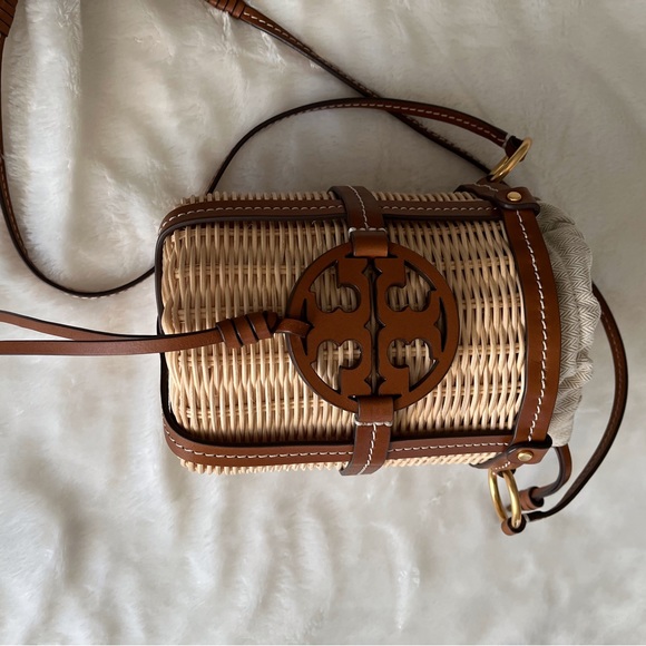 Tory Burch Bags Tory Burch Basket Weave Miller Crossbody Bag Poshmark